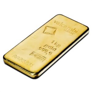 1 Kilo Valcambi Cast Gold Bar For Sale (New w/ Assay)