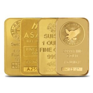 1 oz Gold Bar For Sale (Varied Condition, Any Mint)