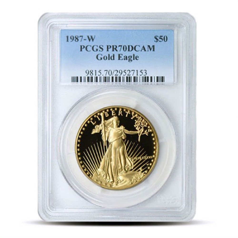 1987-W 1 oz Proof American Gold Eagle