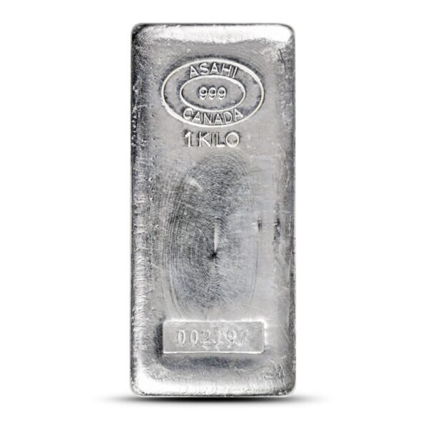 1 Kilo Asahi Silver Bar For Sale