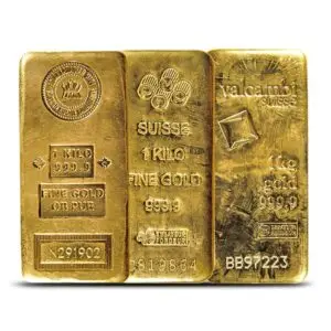 1 Kilo Gold Bar For Sale (Varied Condition, Any Mint)