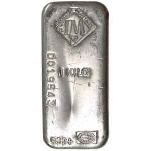1 Kilo Johnson Matthey Silver Bar (Canadian Serial Number)