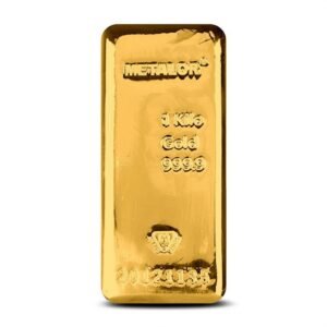 1 Kilo Metalor Gold Bars For Sale (New)