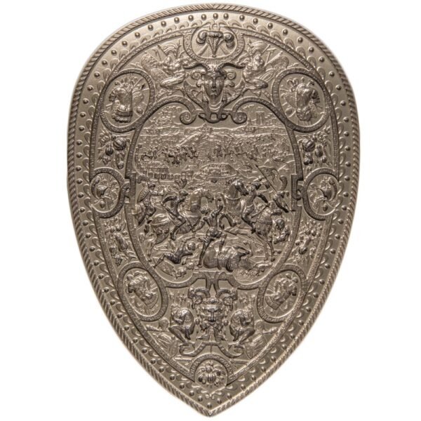 1 Kilo Shield of Henry II de France Silver Stackable (New) - Image 2