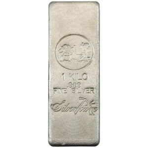 1 Kilo SilverTowne Poured Silver Bar (New)