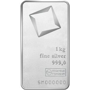 1 Kilo Valcambi Silver Bar – Matte (New w/ Assay)