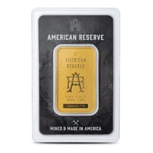 1 oz American Reserve Columbia Goddess Gold Bar (New)