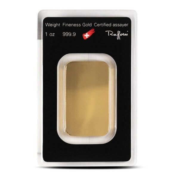 Buy 1 oz Argor Heraeus Gold Bar (New w/ Assay) - Image 2