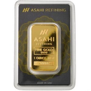 1 oz Asahi Gold Bar For Sale  (New w/ Assay, Serials #1-1000)