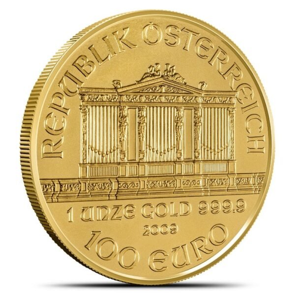1 oz Austrian Gold Philharmonic Coin (Random Year) 10/4/2024 - Image 2