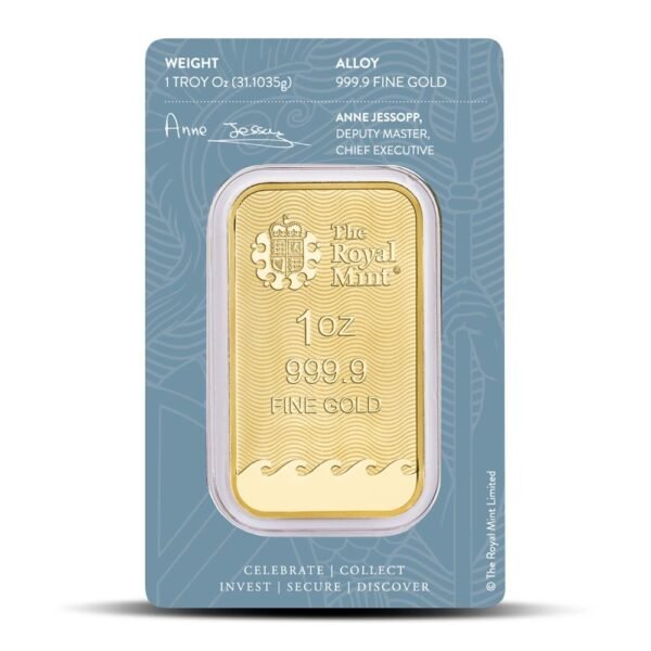 Buy 1 oz British Gold Britannia Bar (New w/ Assay) - Image 2