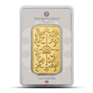 1 oz British Gold The Royal Celebration Bar (New w/ Assay)