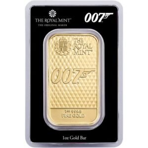 Buy 1 oz British James Bond Diamonds Are Forever Gold Bar (New w/ Assay)