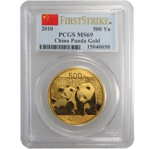 Buy 1 oz Chinese Gold Panda Coin MS69 (Random Year, Varied Label, PCGS or NGC)