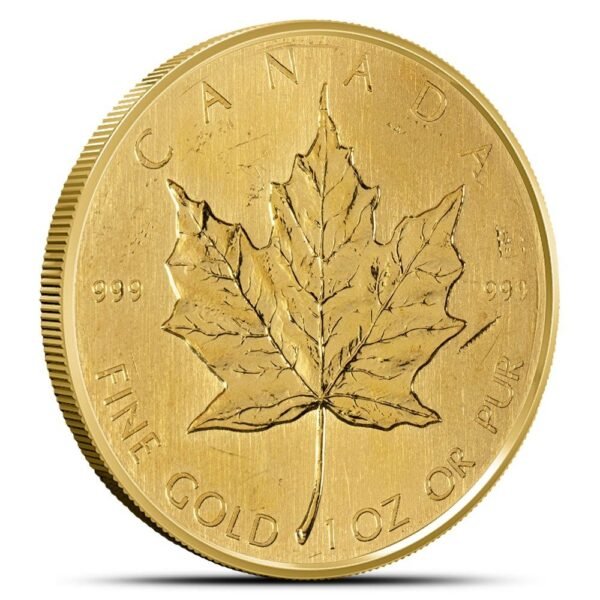 1 oz Gold Maple Leaf Coin For Sale (Random Year, Abrasions) 10/4/2024 - Image 4