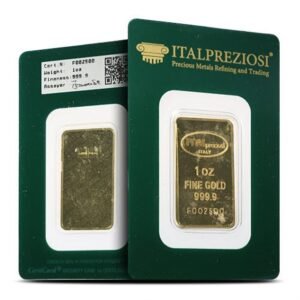 1 oz Italpreziosi Gold Bar For Sale (New w/ Assay)