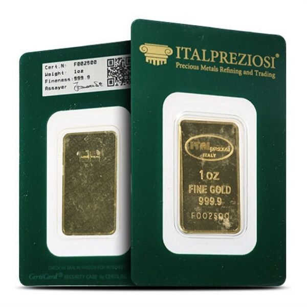 1 oz Italpreziosi Gold Bar For Sale (New w/ Assay) - Image 2