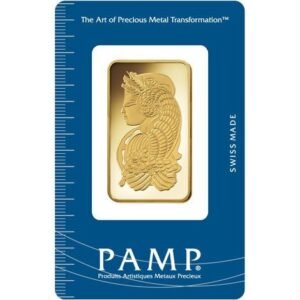 1 oz PAMP Suisse Fortuna Gold Bar (New w/ Assay)