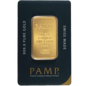 Buy 1 oz PAMP Suisse Gold Bar (New PAMP Design, New w/ Assay)