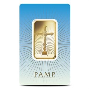 1 oz Pamp Suisse Cross Gold Bar (New w/ Assay)