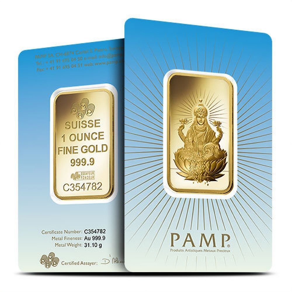 Buy 1 oz Pamp Suisse Lakshmi Gold Bar