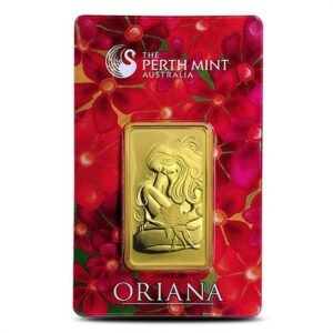 Buy 1 oz Perth Mint Oriana Gold Bar (New w/ Assay)