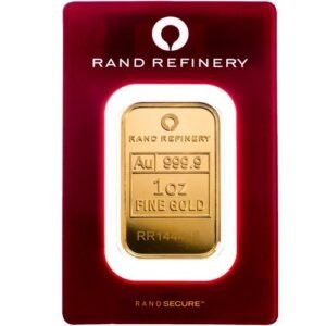 Buy 1 oz Rand Refinery Gold Bar (New w/ Red Assay)