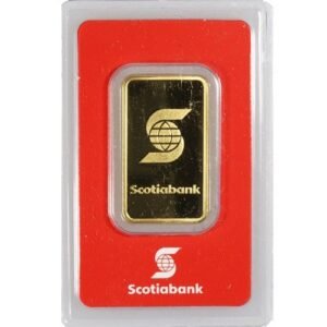 1 oz Scotiabank Gold Bar For Sale (Secondary Market)