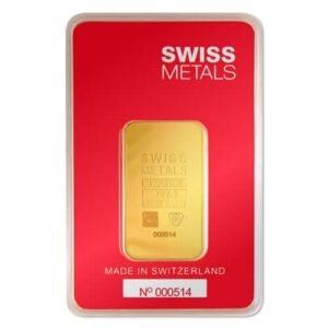 Buy 1 oz Swiss Metals Gold Bar (New w/ Assay)