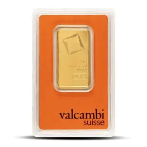 1 oz Valcambi Gold Bar For Sale (New w/ Assay)