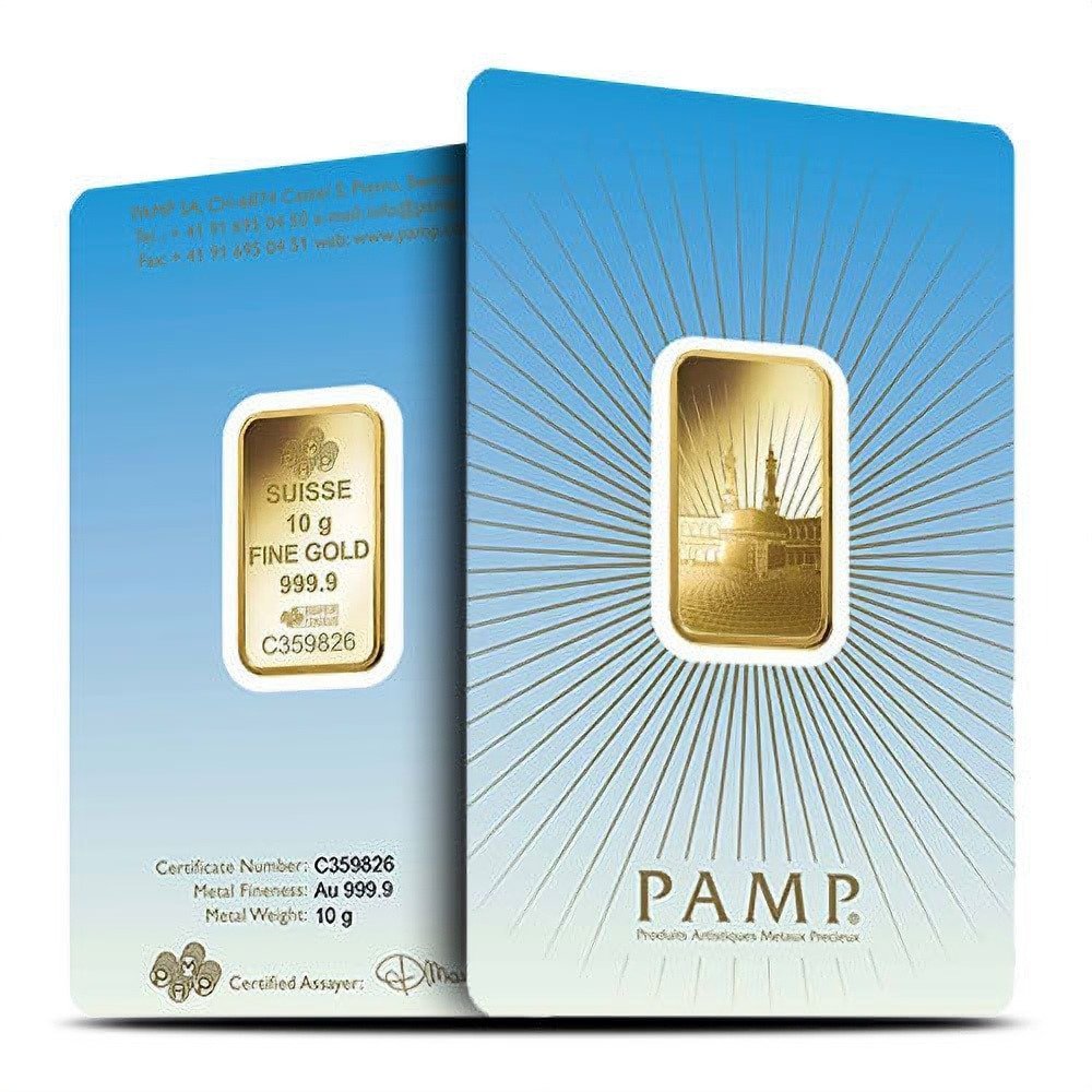 10 Gram Pamp Suisse Ka Bah Mecca Gold