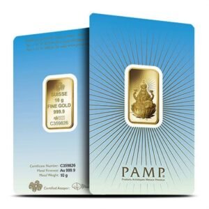 10 Gram Pamp Suisse Lakshmi Gold Bar (New w/ Assay)