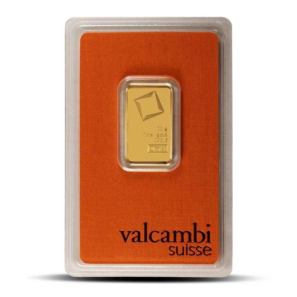 Buy 10 Gram Valcambi Gold Bar