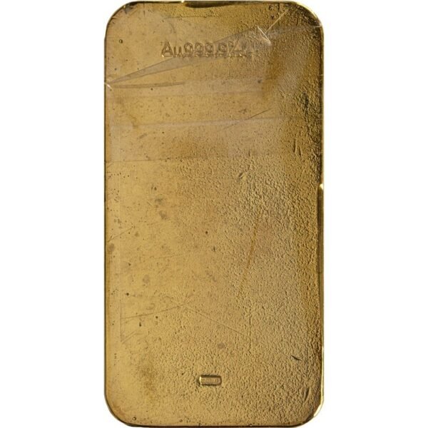 Buy 10 oz Italpreziosi Cast Gold Bar (New) - Image 2