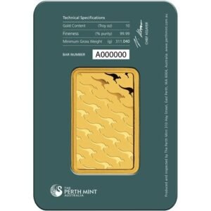 10 oz Perth Mint Gold Bar For Sale (Classic Assay)