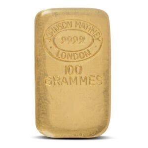 Buy 100 Gram Johnson Matthey Gold Bar (Secondary Market)