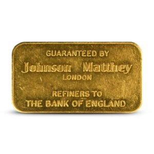 100 Gram Johnson Matthey Pressed Gold Bar