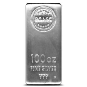 Buy 100 oz BGASC Silver Bar (New)