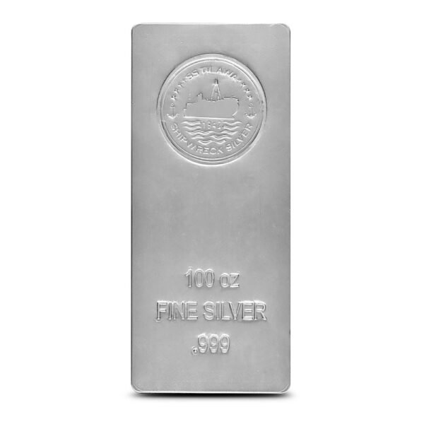 100 oz S.S. Tilawa Shipwreck Silver