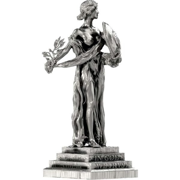 11 oz Antique Finish Standing Liberty