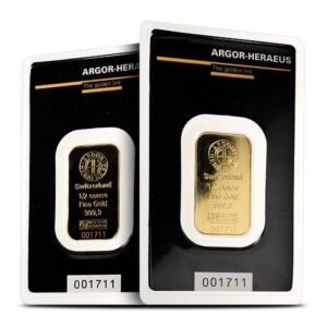 Buy 1/2 oz Argor Heraeus Gold Bar (New in Assay)