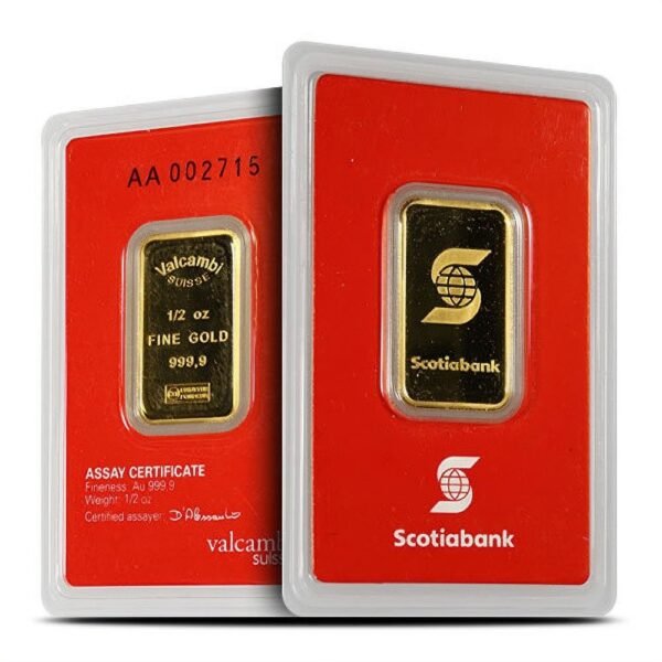 1/2 oz Scotiabank Gold Bar For Sale (Secondary Market) - Image 2