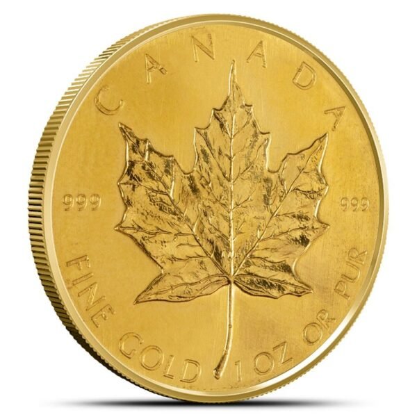 1980 1 oz Canadian Gold Maple Leaf Co