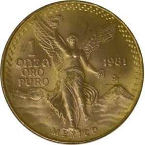 1981 1 oz Mexican Gold Libertad Coin