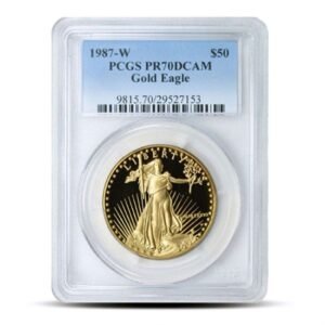 1987-W 1 oz Proof American Gold Eagle Coin – A Collector’s Gem