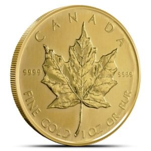 1988 1 oz Canadian Gold Maple Leaf Coin