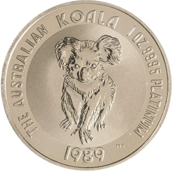 1989 1 oz Australian Platinum Koala C