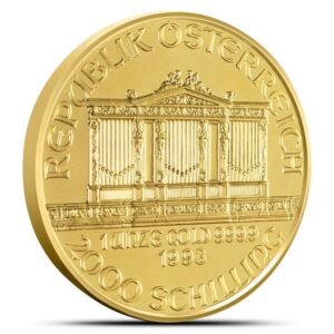 1993 1 oz Austrian Gold Philharmonic Coin