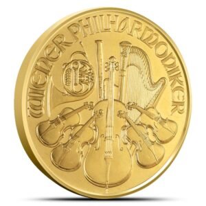 1993 1 oz Austrian Gold Philharmonic Coin