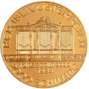 1994 1 oz Austrian Gold Philharmonic Coin